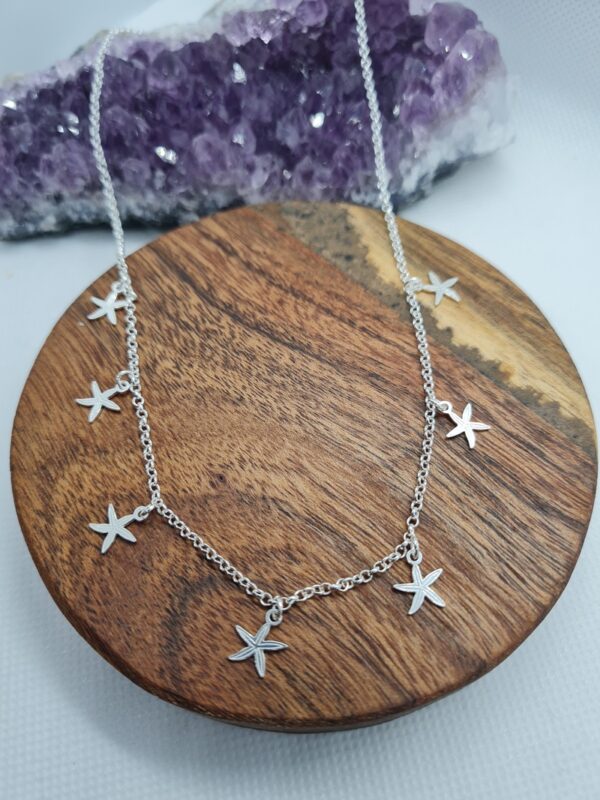 Star Fish Sterling Silver Choker - 35cm + 5cm ext.