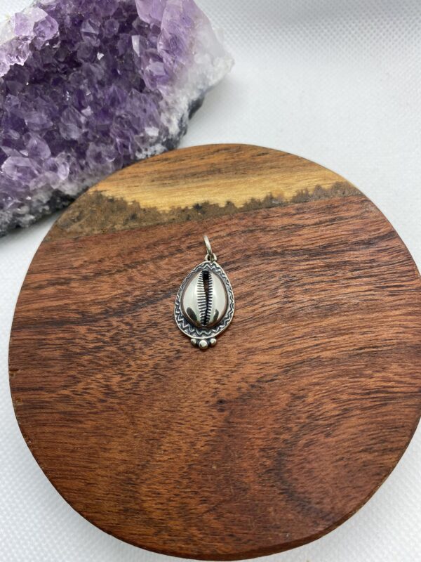 Shell Bali Style Sterling Silver Pendant