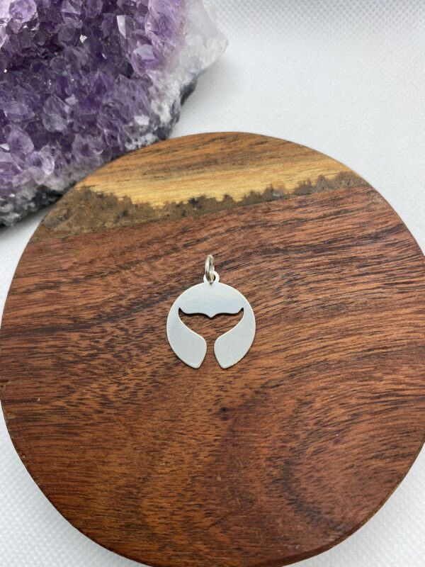 Open Mermaid Tail Sterling Silver Pendant