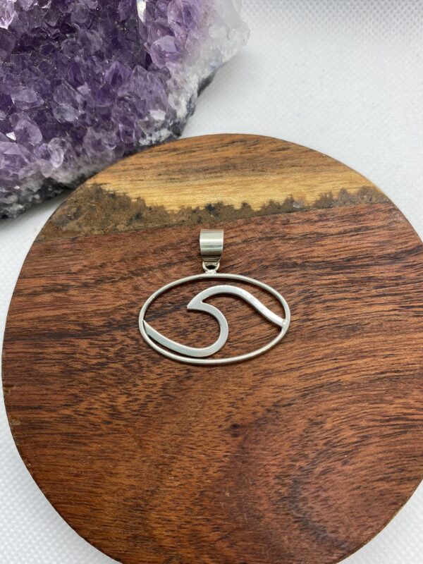 Wave Sterling Silver Pendant