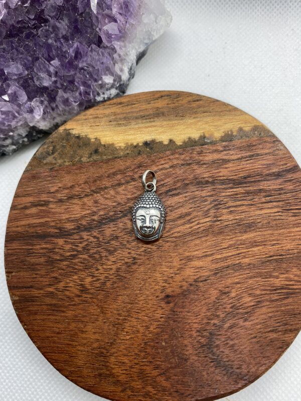 Buda Head Sterling Silver Pendant