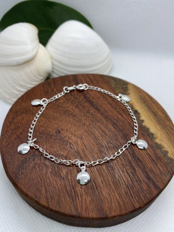 Medals Sterling Silver Bracelet - 18.5cm