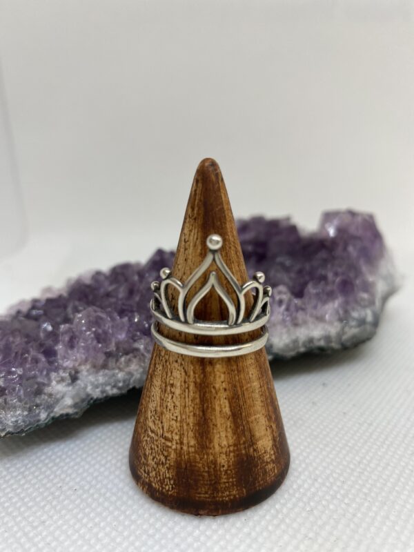 Crown Sterling Silver Ring