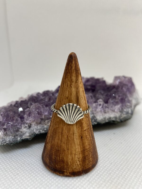 Texture Shell Ocean Sterling Silver Ring