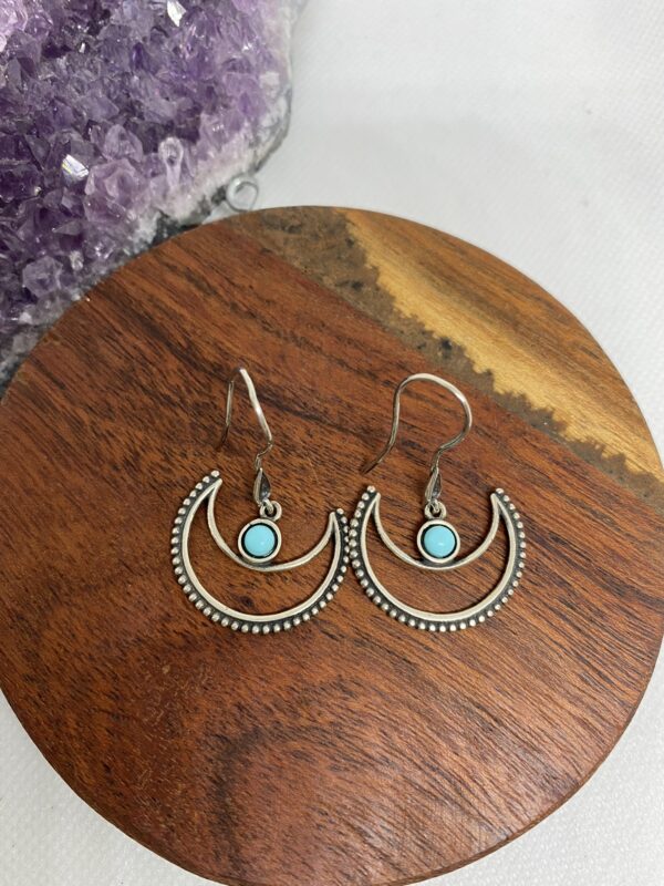 Magical Turquoise Sterling Silver Earrings