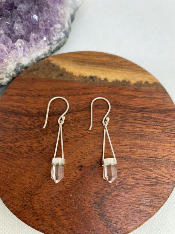 Crystal Clear Hang Sterling Silver