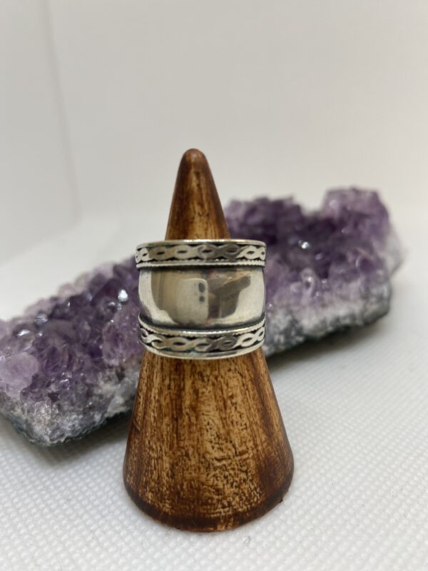Adjustable Bali Style Sterling Silver Ring